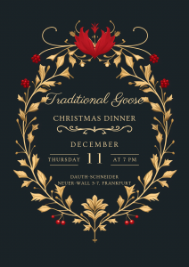 Mehr über den Artikel erfahren Traditional Goose Christmas Dinner! 11 December 2025